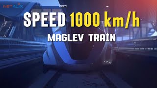 Chinese Maglev Train, Speed ​​1000 km/h || NetKlix