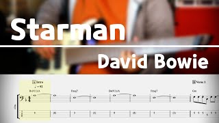 David Bowie - Starman // bass cover (tab)