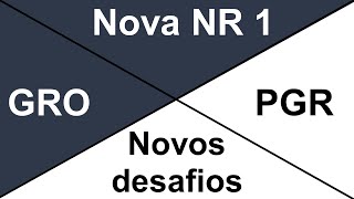 Decifrando a nova NR 01 GRO e PGR - Os novos desafios da implementação