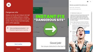 "Dangerous Site" Instant Remove Hacked Site & Deceptive Site Ahead Warning in Search Console 2024