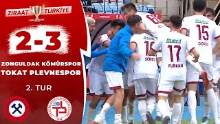 Zonguldak Kömürspor 2-3 Tokat Belediye Plevnespor MAÇ ÖZETİ (Ziraat Türkiye Kupası 2. Tur Maçı)