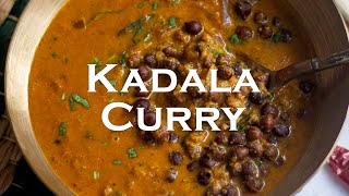 Kadala Curry | South-Indian Style Vegan Brown Chickpeas Curry