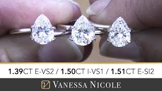 PEAR CUT DIAMONDS |  Pear Cut Diamond Selection for Eric