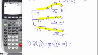 IB Math HL - Three Event Bayes Theorem