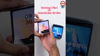 Samsung Z Flip 5 VS Motorola Razr 40 Ultra: Battle of Foldable Gaints! #samsung #motorola #trending