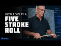 How To Play A Five Stroke Roll - Drum Rudiment Lesson