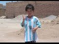 Afghan Boy of Plastic Bag Messi Jersey Fame Migrates to Pakistan As Result of Threats