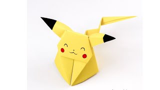 Easy Origami Pikachu Tutorial