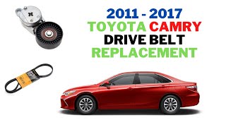 How To Replace Serpentine Drive Belt & Tensioner | 2011 - 2017 Toyota Camry | DIY