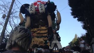 2015/09/22 治良丸太鼓台 萩岡神社 登り