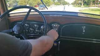 1932 CADILLAC 370B V12 SEDAN DRIVING VIDEO 1