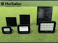 SH Solar powered LED flood light from HeiSolar