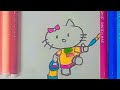 How to Draw Hello Kitty - Step by Step Video @SaifAli-y1t