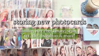 storing new photocards #27; itzy checkmate ot5, billlie, wjsn, svt & more🫶🏻