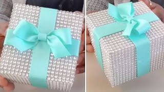 DIY| TIFFANY INSPIRED BLING AND GLAM WEDDING BOX | BEAUTIFUL WEDDING DECOR IDEA!