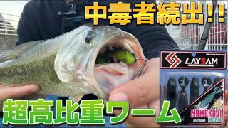 【新時代】LAYSAMの''ナメクジワーム''の可能性が無限大【バス釣り】【柳川クリーク】