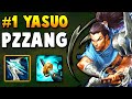 I found the #1 Yasuo Korea and holy S***.. I think he might be the Rank 1 Yasuo World (PzzZang)