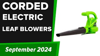 TOP-6. Best Corded Electric Leaf Blowers 2024