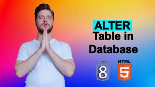 ALTER table in database. In PHP MySql