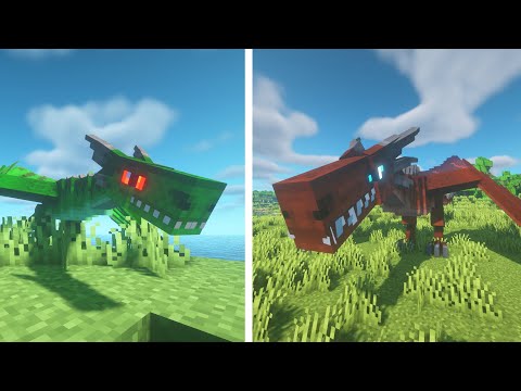 How do you spawn an ice dragon in Minecraft?