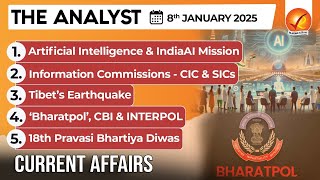 Current Affairs Today: The Analyst 8 January 2025 | Newspaper Analysis | Vajiram And Ravi