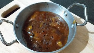 Mango jaggery Pachadi | Mangai vellam Pachadi