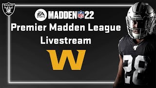Washington coming in to town! | Madden 22 Premier Madden League CFM
