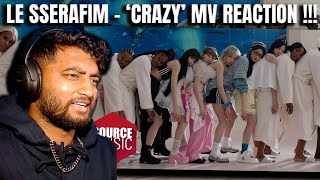 LE SSERAFIM - 'CRAZY' OFFICIAL MV Reaction !!