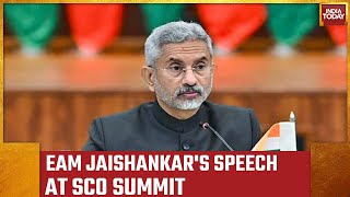 EAM S Jaishankar's Indirect Attack On Pakistan At SCO Meet | SCO Summit Meet