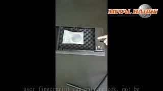 Biometrischer Kurzwaffentresor / Fingerprint Safe Box OS100A