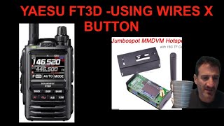 Yaesu FT3D - Using the X button