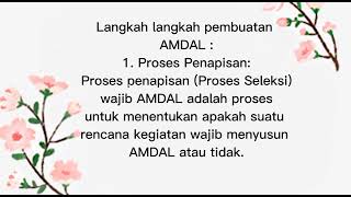 Pengertian, manfaat, tujuan, syarat syarat, dan langkah langkah AMDAL (Analisis Dampak Lingkungan)