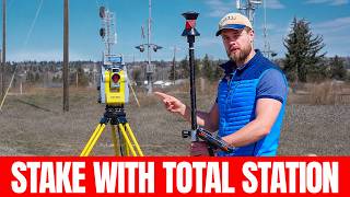 How to Stake Points with a Total Station - Can a Robot Replace Traditional Layout?