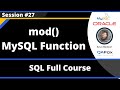 SQL - Part 27 - mod() MySQL Numeric Function