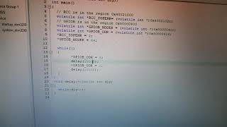 blinky demonstration microprocessor