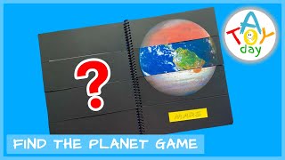 Find 🌎 the Planet Game | DIY Solar System Game for kids | How to learn Planets order for children