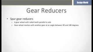 What is a Gear Reducer?