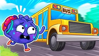 Learn Rules of School Bus with Friends || Funny Stories for Kids by Pit & Penny 🥑