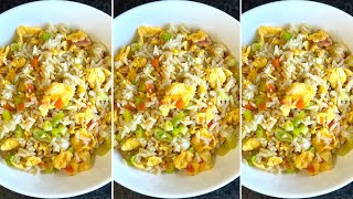 ข้าวผัดไข่ เมนูประหยัด (Egg Fried Rice)