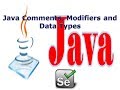 Selenium Lesson 7: Java Comments, Modifiers and Data Types|Java for Selenium|G C Reddy|
