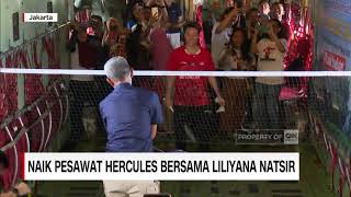 Lawan TNI AU, Liliyana Natsir Main Bulu Tangkis di Dalam Pesawat Hercules