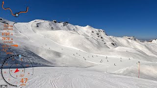 [4K] Skiing Verbier 4Vallées, All Lac Starting From Le Châble, Valais Switzerland, GoPro HERO10