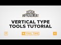 How the Vertical Type Tool Works • Adobe Illustrator Tutorial