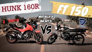 ¡NO ME LA CREO!🤯💯, FT150 vs HUNK160R🔥😬|  Aguacate Motovlogs🥑