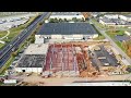 Drone view of Eastern Lift Truck Co.'s York, PA Branch Expansion