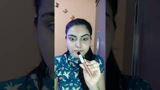 Trying Lakme forever matte Liquid Lipstick - nude twist #yiutubeshort #shorts #viral #shortsfeed