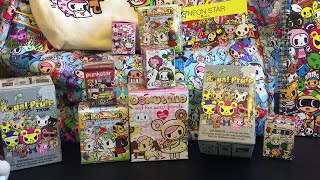 Tokidoki Surprise Toy Opening: Unicornos, Hello Kitty, Frenzies, Donutella, Royal Pride, Punk Star