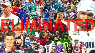 Eliminating Every Team from the College Football Playoffs