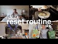 a weekly reset day vlog 🧺 balancing productivity with rest