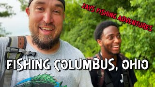 Fishing in the heart of OHIO! (Downtown Columbus w/ Zay's Fishing Adventures)